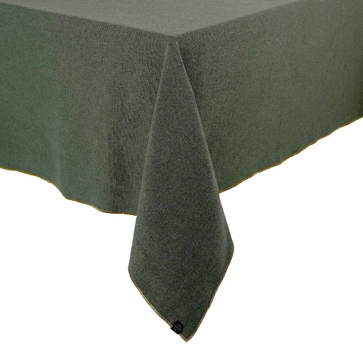 Verona linen tablecloth in green