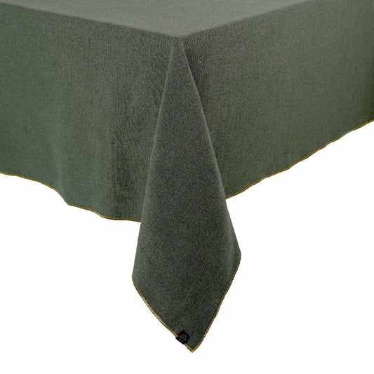 Verona linen tablecloth in green