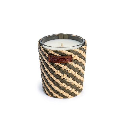 Noria rafia candle with musk fragrance