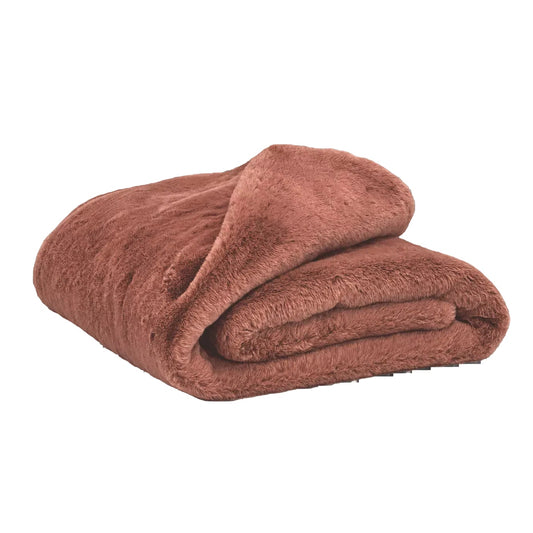 pin faux fur throw
