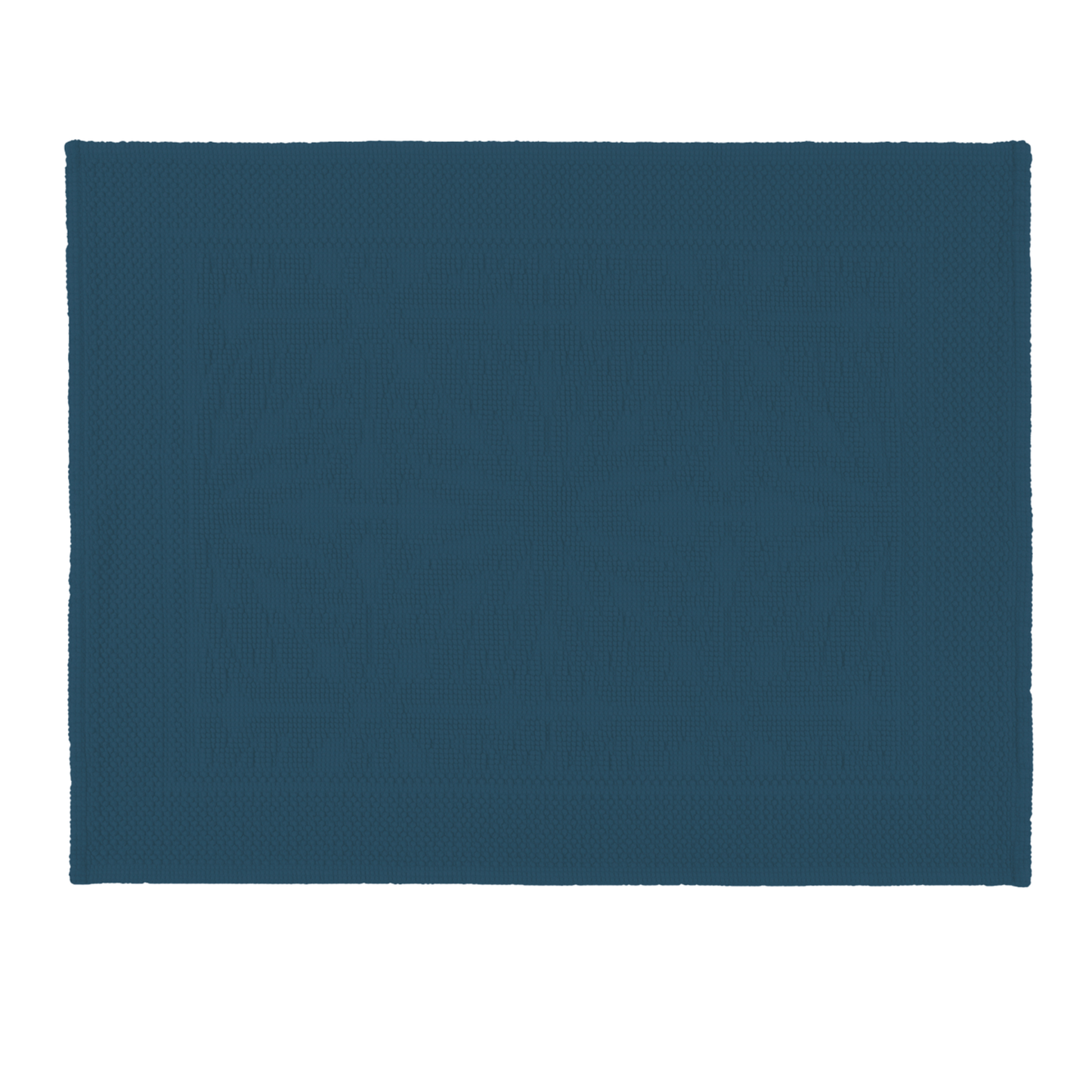 Turquin blue sculpted hamman bath mat.