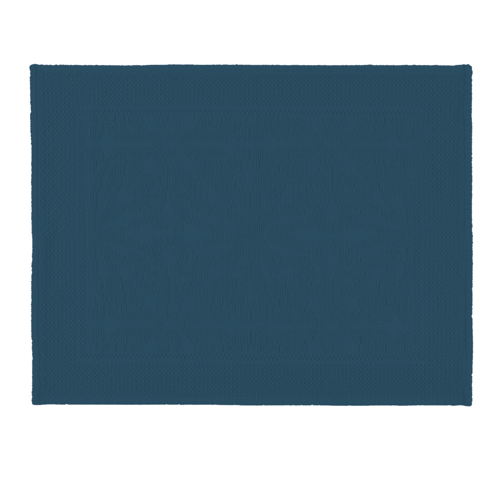 Turquin blue sculpted hamman bath mat.