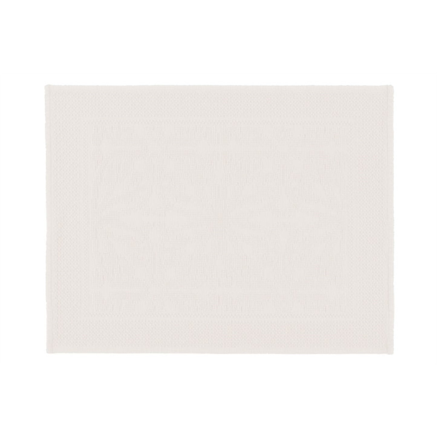 Linen coloured sculpted hamman bath mat.