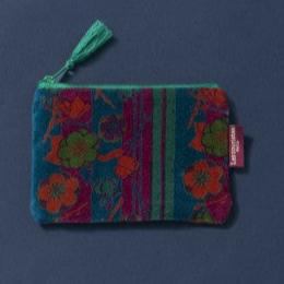 Kensington Blue Velvet Pouch