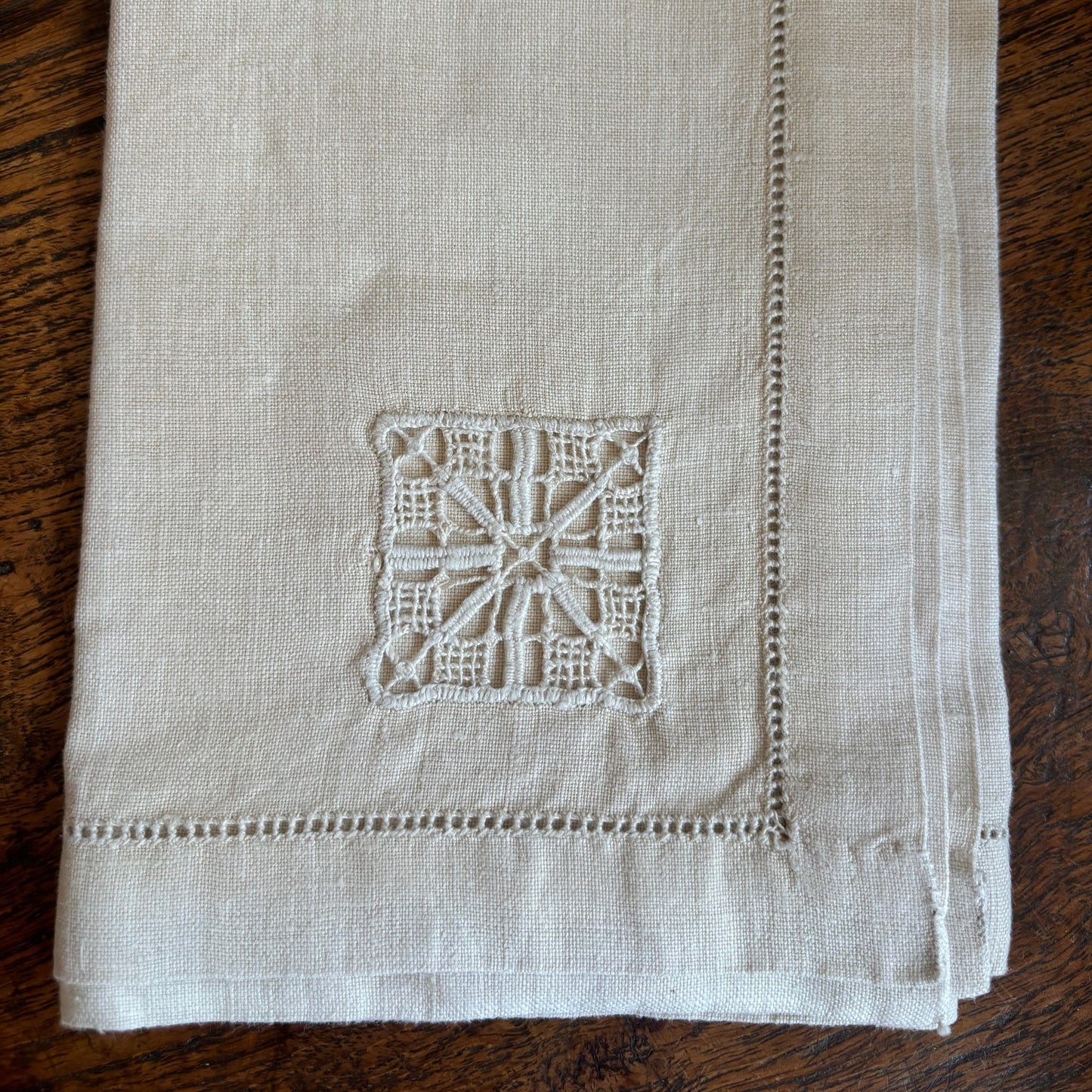 Set of 4 Vintage Linen Napkins