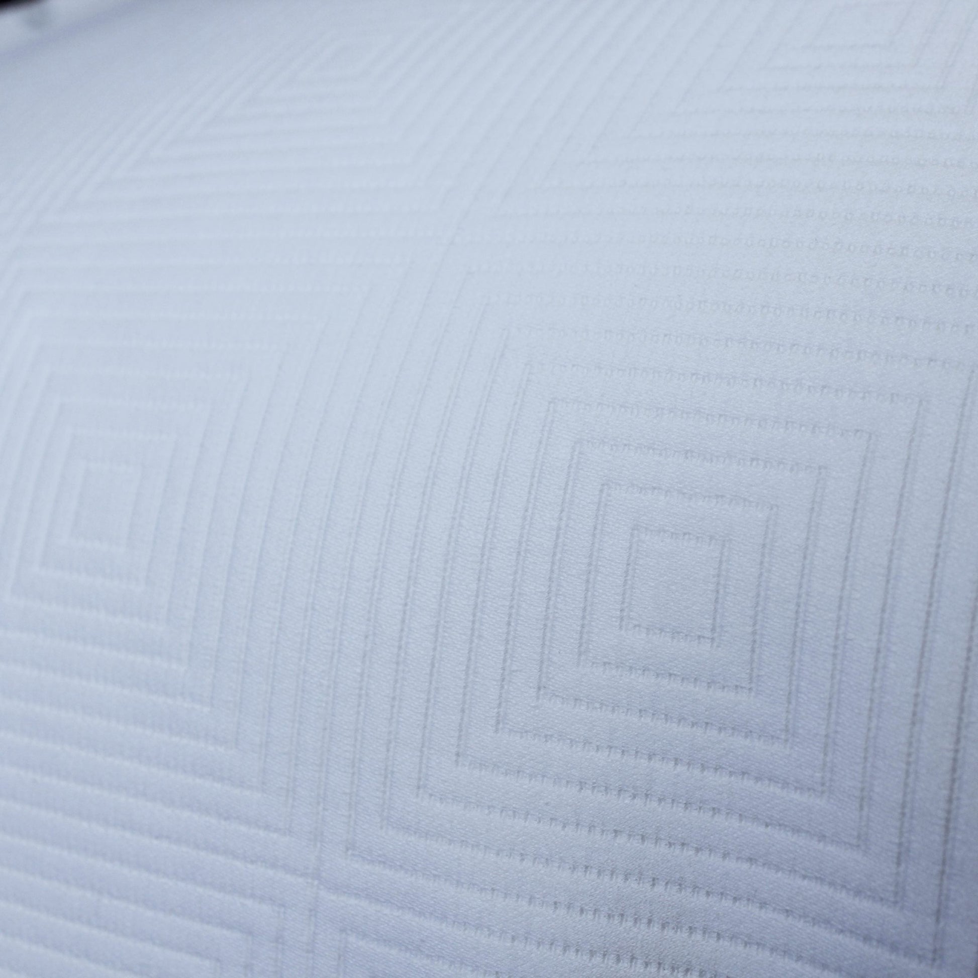 Berlin Mercerised Cotton Bedspread White Close Up