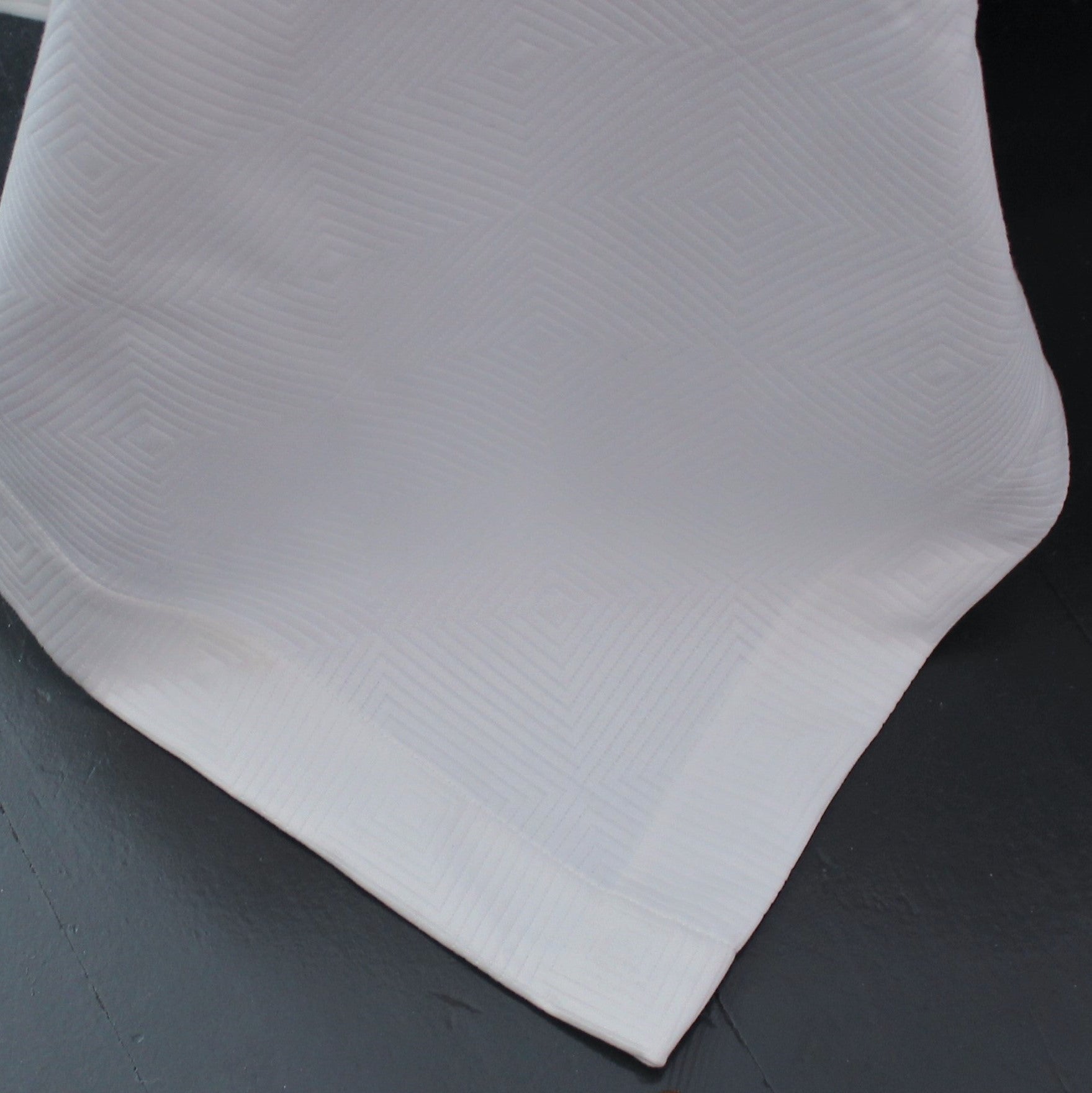 Berlin Mercerised Cotton Bedspread White Corner