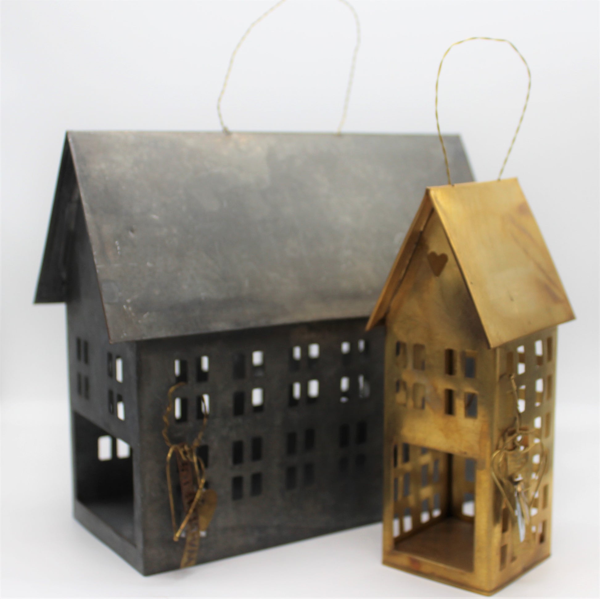 Brass House Light Holder and Medium Zinc House