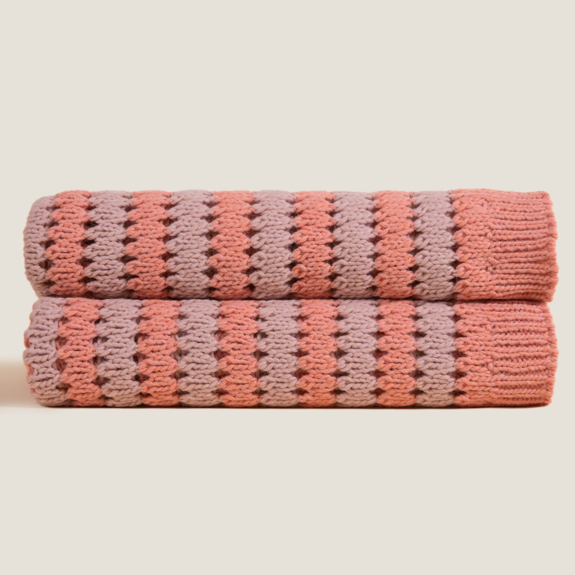 Confetti Crochet Throw Pink Pile