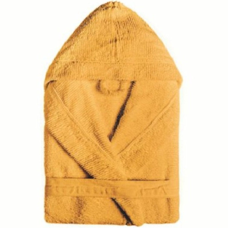Vintage Ribbon Hooded Robe - Gold