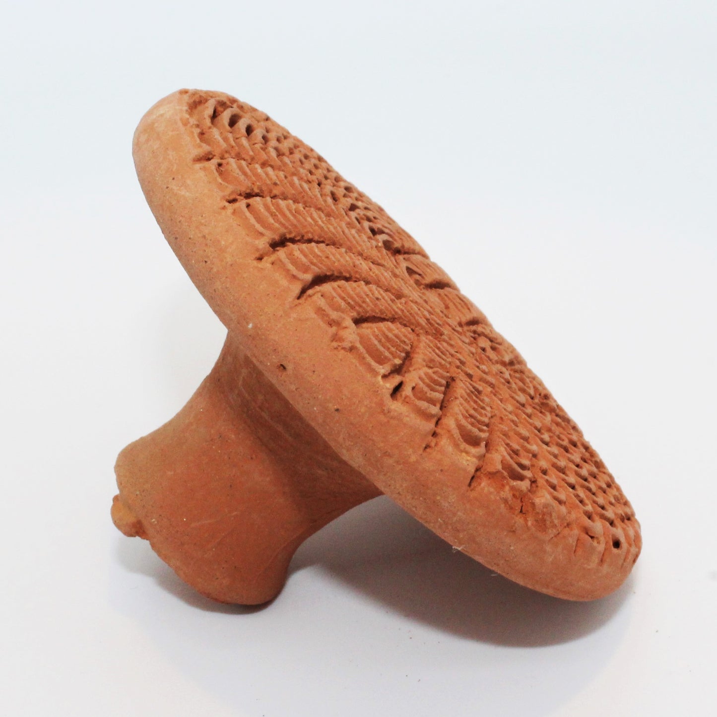 Handmade Terracotta Exfoliater Side