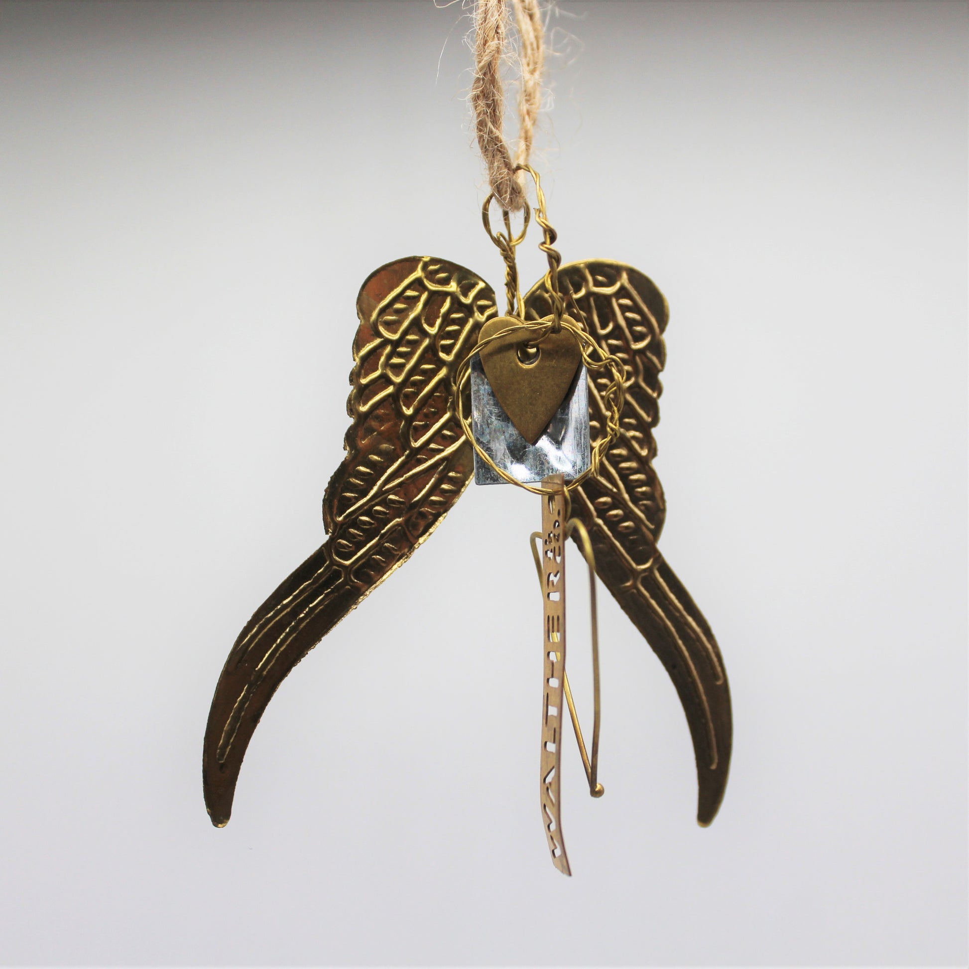 Hanging Angel Wings Decoration Back
