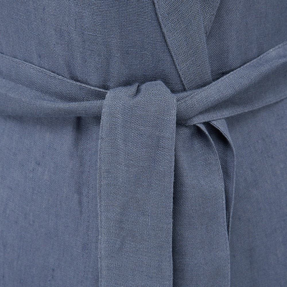 Hanover Pure Linen Robe Ink Belt