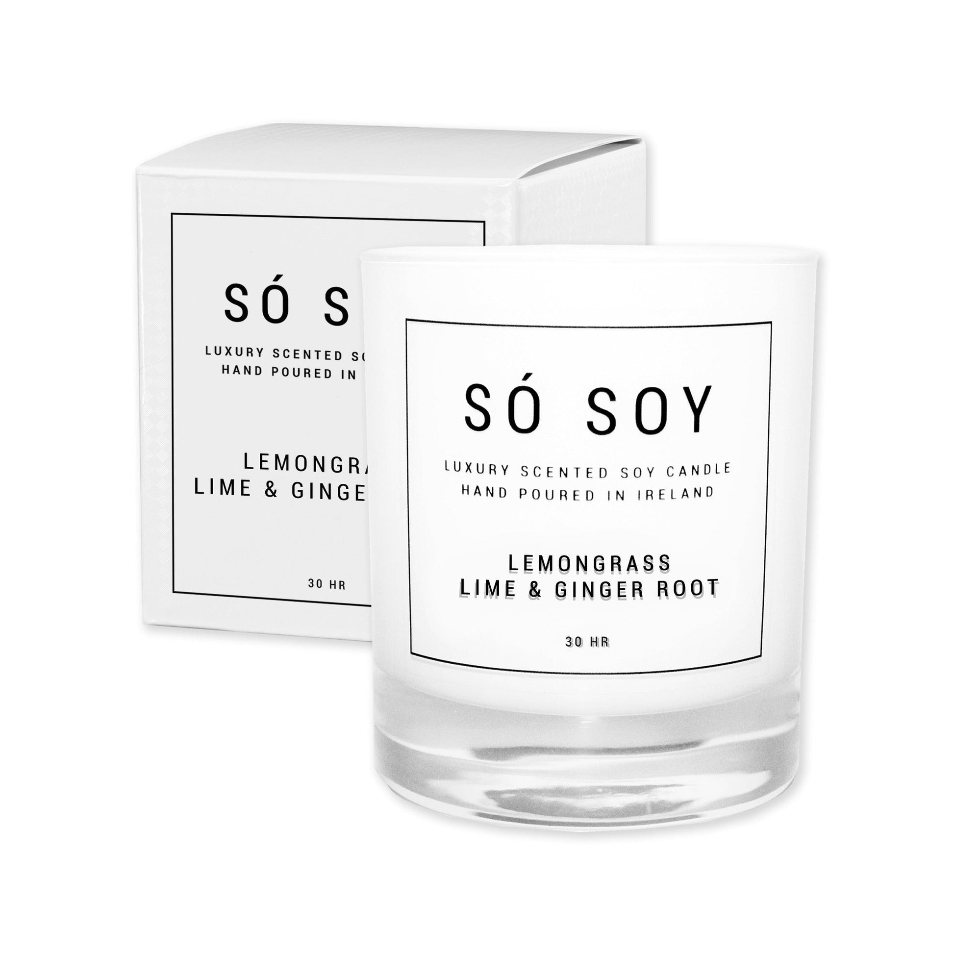 Só Soy Scented Candle Lemongrass, Lime & Ginger Root