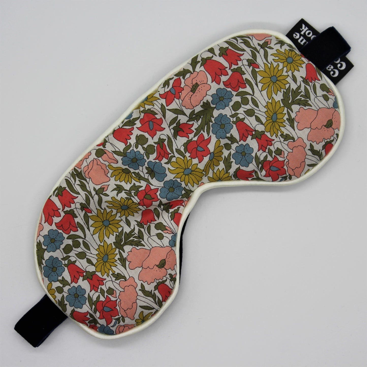 Liberty Floral Eye Mask Poppy and Daisy